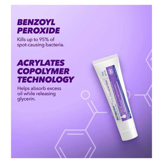 Acnecide 5% w/w Gel - Benzoyl Peroxide 40g