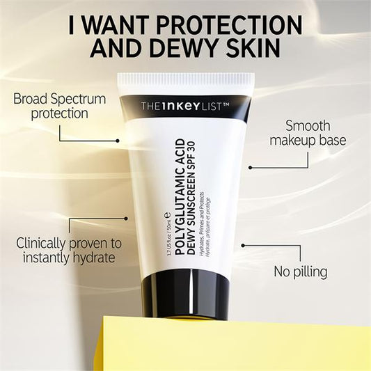 THE INKEY LIST - POLYGLUTAMIC ACID DWEY SUNSCREEN SPF30 - 50ML
