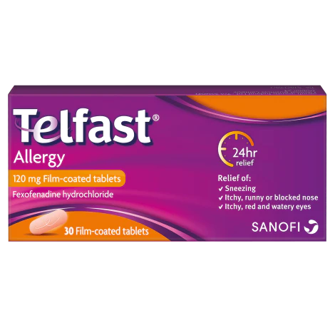 Telfast 120mg Allergy Tablets