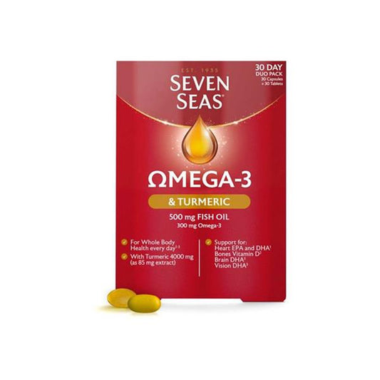 SEVEN SEAS - OMEGA 3 & TUMERIC