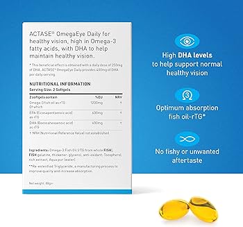 Actase Omega Eye Daily 60 Softgels