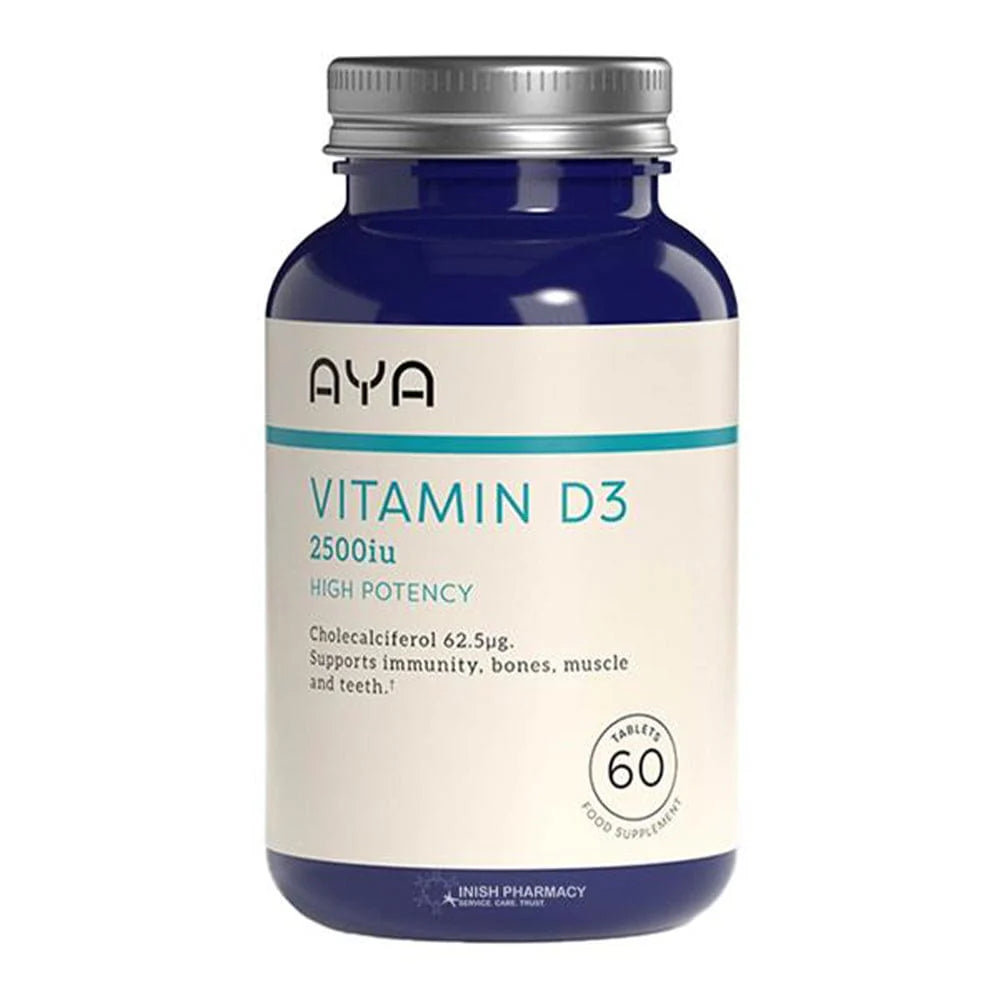 Aya Vitamin D3 2500iu - High Potency 60 pack