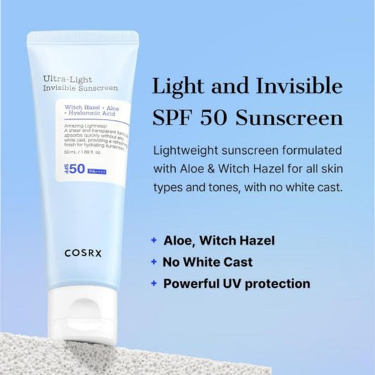 COSRX -Ultra Light Invisible Sunscreen SPF 50