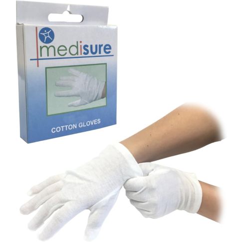 Medisure Medium Cotton Gloves