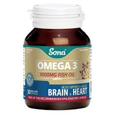 SONA OMEGA 100MG FISH OIL - 30 PACK