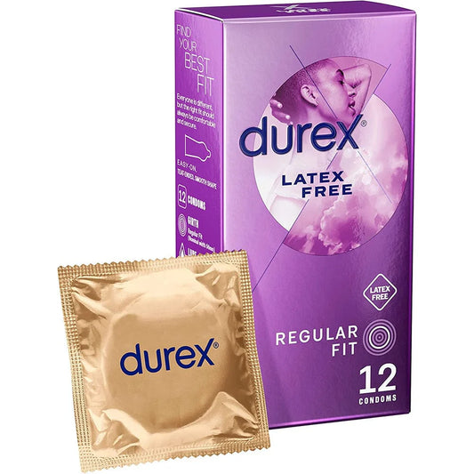 Durex Latex Free Condoms With Silicone Lube - 12 pack