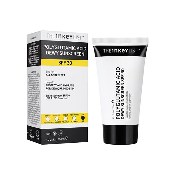 The Inkey List - Polyglutamic Acid, Dewy Sunscreen - SPF 30