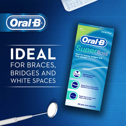 ORAL B SUPERFLOSS - Pre-cut